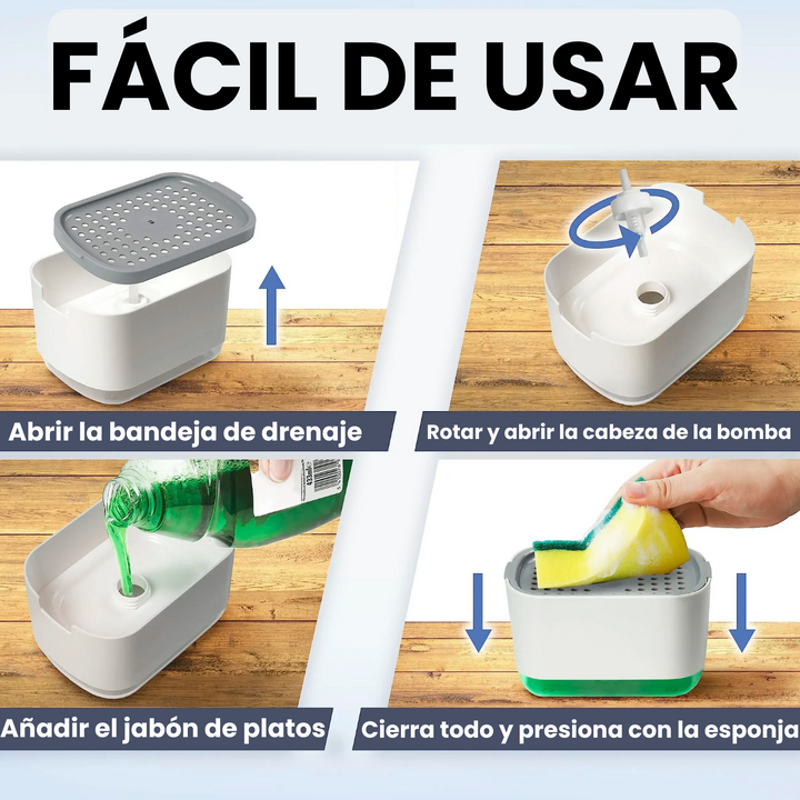 Dispensador de jabón + esponja gratis