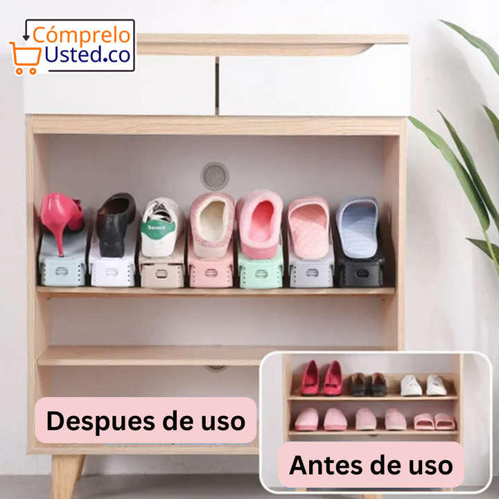 Organizador de Zapatos Doble Nivel x 12 unidades